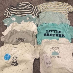 9 Carter’s onesies